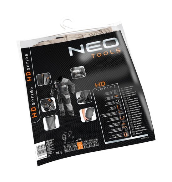 Neo Tools Overall L/52 Oxford Bescherming 35% Katoen-65% Polyester 267 Gr/m2 CE-EN340