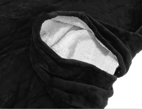 Ruhhy Hoodie Deken - Ultieme Warmte & Comfort - XXL Sherpa Deken voor Iedereen