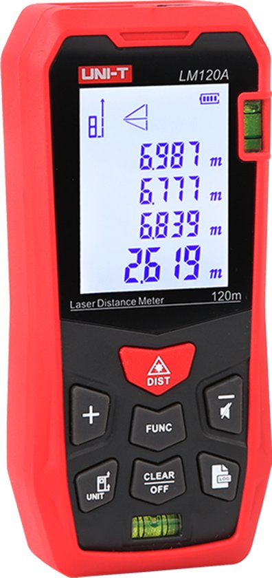 Uni-T LM120A - Afstandsmeter - Precies - Diverse Maten