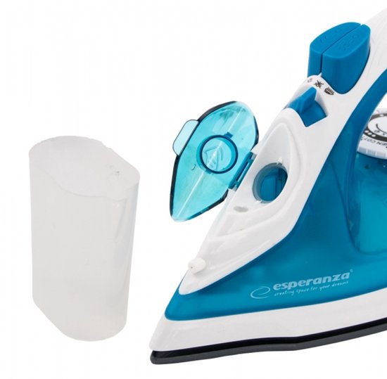 Esperanza EHI002 Stoomstrijkijzer - Strijkijzer met stoomgenerator - 2200 W - Blauw