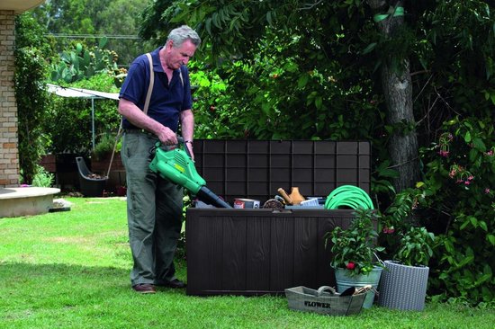 Outdoor Opbergkist - 270 liter - Bruin - Waterdicht