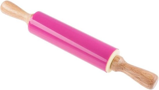 Kinghoff KH-4660 Siliconen Deegroller - Hittebestendig (-40°C tot 260°C) - Magnetron & Ovenbestendig - Non-Stick