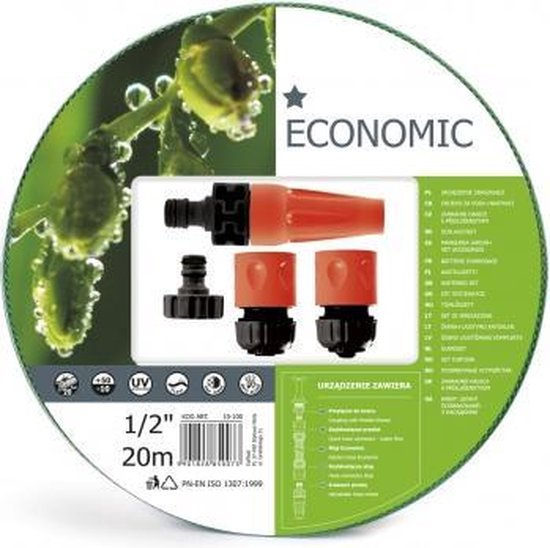 Slangenset Economic 1/2-inch 20 m