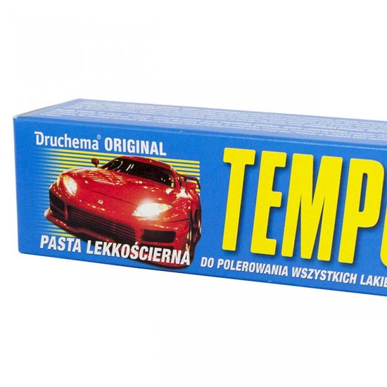 TEMPO - Licht Schurende Polijstpasta - Wit - 120g - Voor Oude & Beschadigde Lak