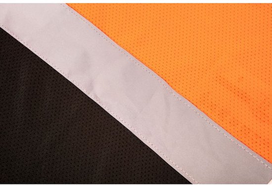 Neo Tools Hi-Vision T-Shirt Met H Balk Reflectie ORANJE S Licht En Luchtig Materiaal Donker Stuk Waar Veel Vuil Komt ISO 13688:2013