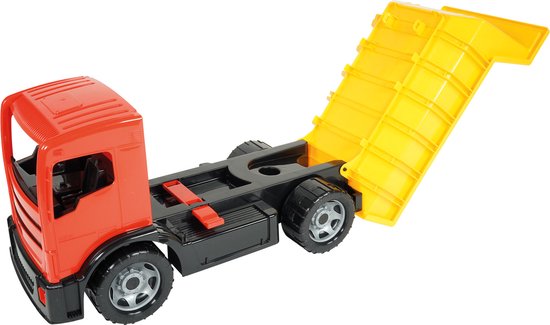 Vrachtwagen Lena Met Laadbak - Rood/Geel
