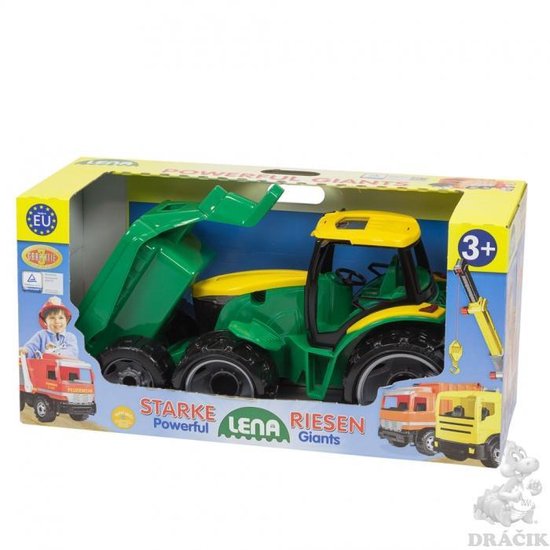 Lena GIGA TRUCKS -  Tractor met Aanhanger - 94 Cm -  Europese topkwaliteit