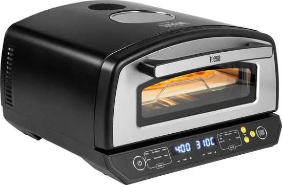 Teesa SUPREME ELITE - Pizzaoven - LED Display - 2200W - 450°C - Keramische Steen