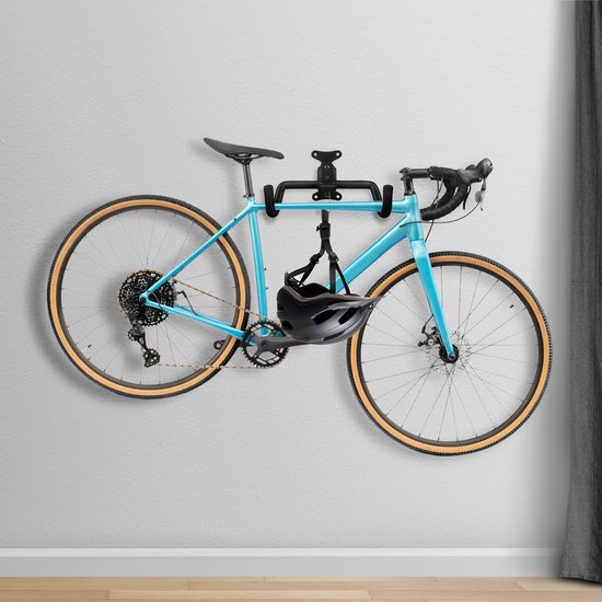 Maclean - Fiets muurbeugel, horizontaal, staal, max. belasting 30kg, MC-484