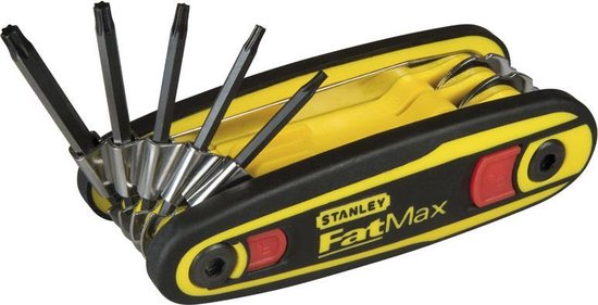 Stanley 0-97-553 FatMax 8-delige Stiftsleutelset - vergrendelbaar - Torx - T9-40