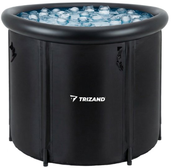 Trizand Opvouwbaar ijsbad 320 liter met 5-laagse isolatie, hoes, pomp en antislip mat