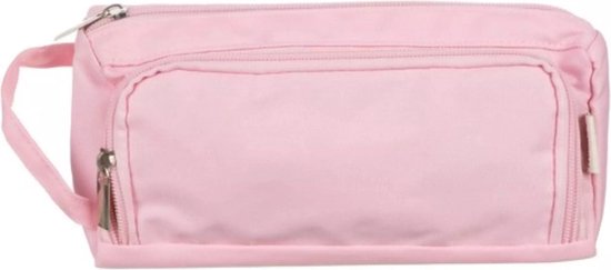 Maaleo Dubbel Uitschuifbare Etui - Roze - Praktisch en Ruim