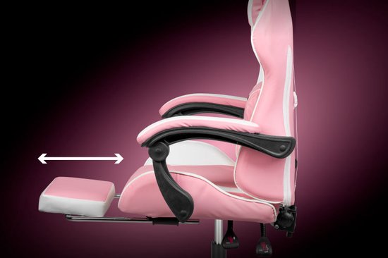 Krüger&Matz KM0790PIN - Warrior GX-150 gaming stoel, roze