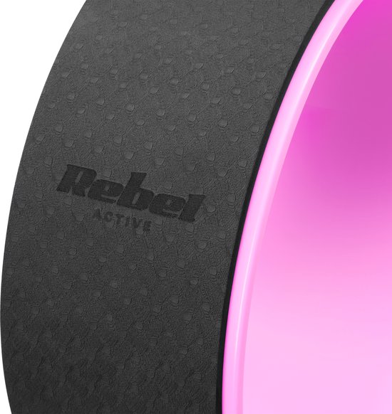 Rebel Active Yogawiel - Yoga Wheel - Yoga Accessoire - Pilates - Paars 11 x 32 cm