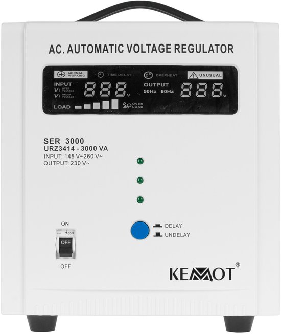 Automatische spanningsstabilisator met LED-display KEMOT SER-3000