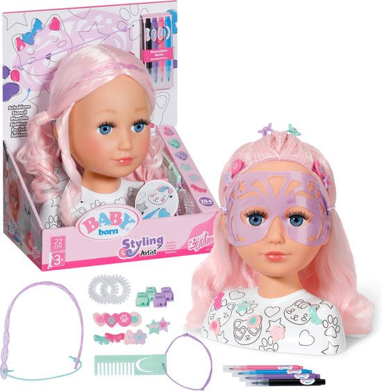 BABY born Creative Stylinghoofd - Kaphoofd