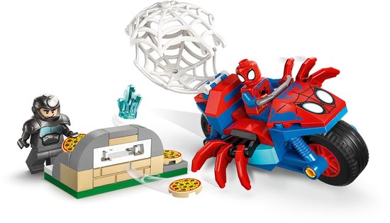 LEGO Marvel Spidey on his Motorcycle vs. Rhino - 11206