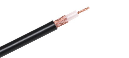 Cabletech H1000 Serie - Coaxiale Kabel - Zwart - 100m - 50 Ohm