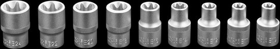 NEO 08-649 Torx Inwending doppenset 9 delig