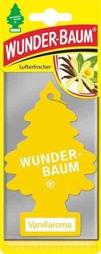 Wonderboom Luchtverfrisser Vanille - auto geurtje - auto parfum - Arbre Magique