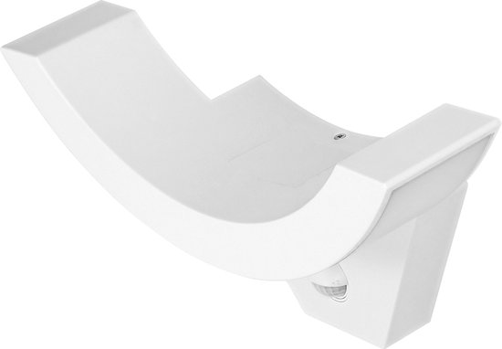 Buitenlamp met Bewegingssensor SPINEL – Tuinverlichting 4000K – Buitenverlichting met IP54 - Muurlamp 800lm – Wandlamp buiten IK10 - Wit