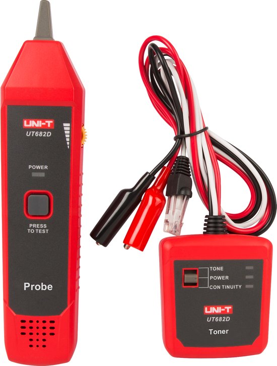 UNI-T UT682D - Draadtracer - Voor Telefoon en Netwerk - 3000m Bereik