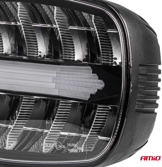 AMiO LED Werklicht Verstraler Ovaal 109W 12V-24V Lange-afstandslamp met Positielicht voor Vrachtwagen, Offroad, Bouw en Landbouw