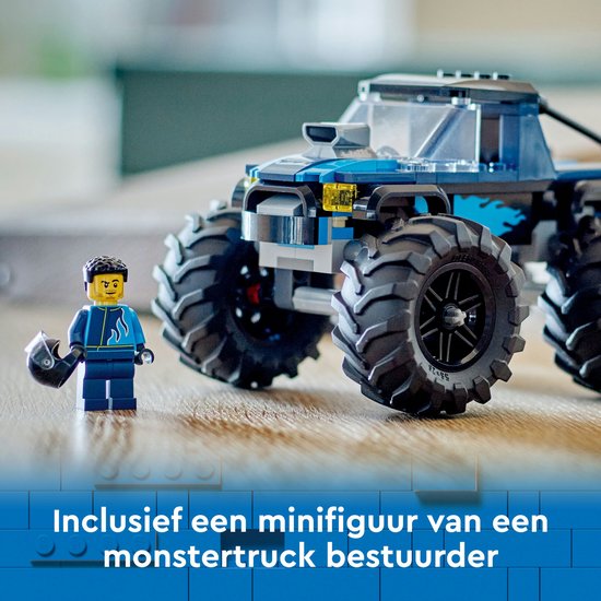 LEGO City Blauwe monstertruck - 60402