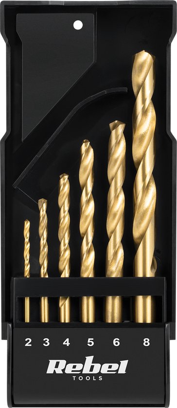 Rebel - Boormachine Accessoire Set - Metaalborenset - HSS - 6 stuks