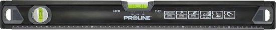 Proline Aluminium Waterpas 60cm met Magneet - Precisie 0.5mm/m