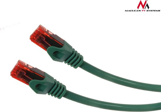 NET LAN LANCAB NETWERK. ETHERNET RJ45 UTP CAT6 0,5M Maclean MCTV-300 G