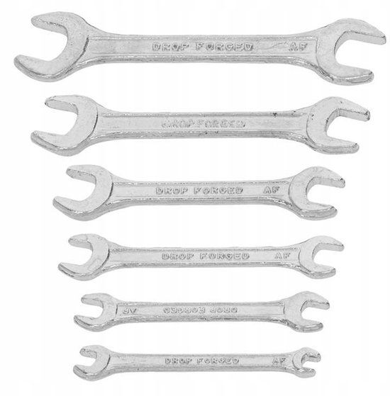 MEGA Dubbele Ringsteeksleutel Set 6-17mm (6 stuks)