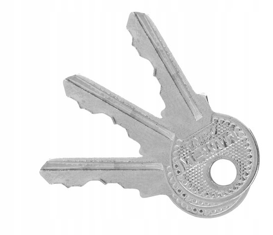Mega Messing Hangslot 20mm met 3 Sleutels - Compact en Duurzaam