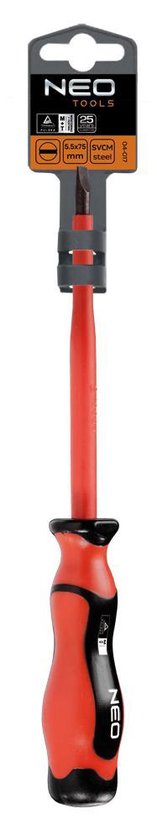 Neo Tools Schroevendraaier PH0x60mm 1000v CRMO Staal TUV M+T