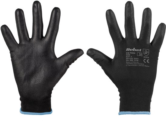 Rebel Tools Serie - Polyurethaan Werkhandschoenen - Maat 9 - 2 Paren