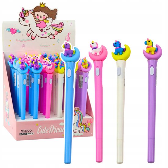 Unicorn LED Pen met Blauwe Inkt - 0.7mm - Touchscreen Stylus