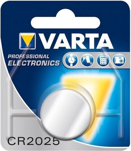 Varta Knoopcel Batterij - Cr 2025 - Lithium Professioneel - 3 Volt