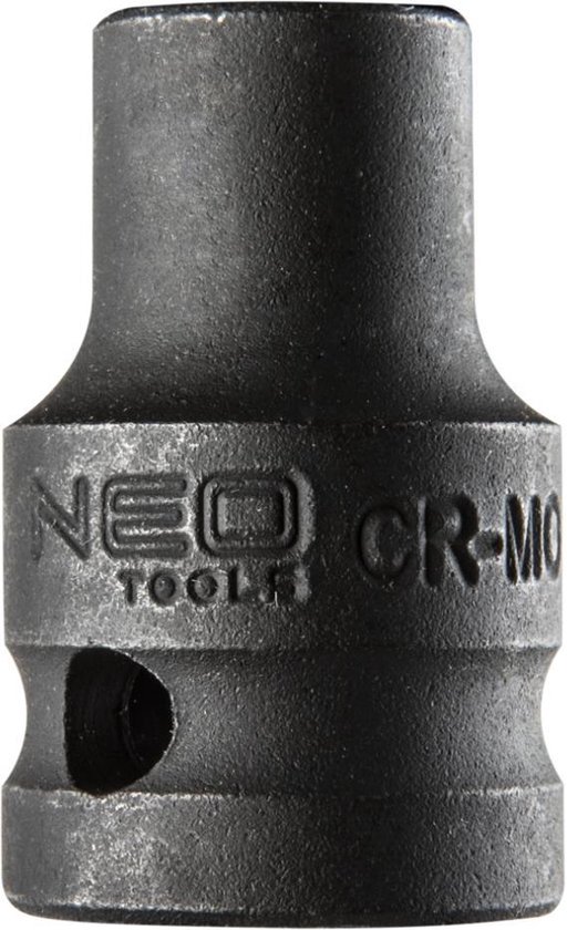 Neo Tools Krachtdop 10mm 1/2 Aansluiting CrMo Staal 38mm Hoog DIN 3129 TUV M+T