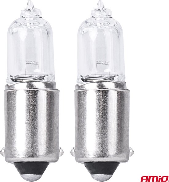 AMiO H6W Wit Halogeen Verlichting 6W BAX9S (set) [Kentekenverlichting - Interieurverlichting]