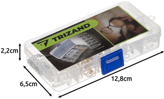 Trizand Brillen Reparatieset 126-delig – Incl. Neuspads & Schroeven