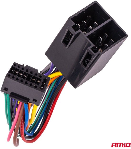 AMiO Android ISO Radio Adapter 12V 5A CCA – Universele Verloopstekker voor Autoradio en Multimedia Systeem