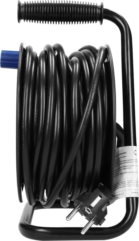 Kabelhaspel Orno H05 IP20 3x1,5qmm - 15m - 4 stopcontacten - Compact