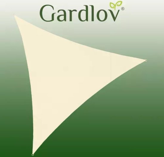 Gardlov Beige Zonneschermzeil 3x3x3m - Superieure Bescherming en Stijl