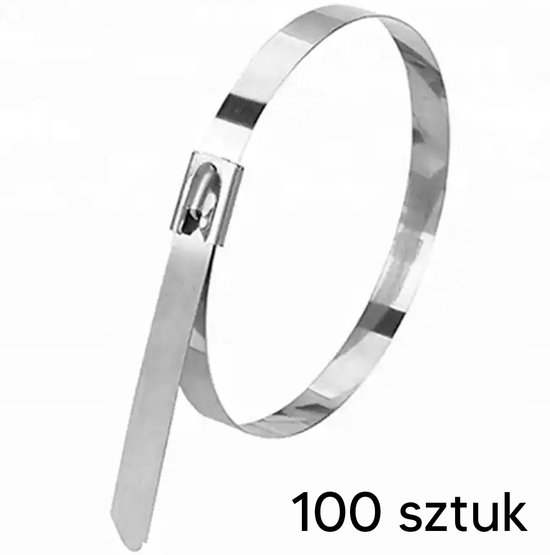 100x Roestvrijstalen Kabelbinders 4,6x150mm - Duurzaam & Hittebestendig