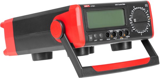 UNI-T UT801 - Multimeter - Spanningsmeting - Stromingsmeting - Weerstandsmeting