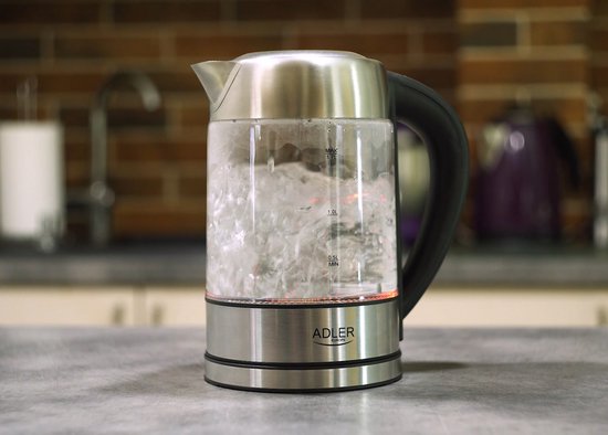 Adler AD 1247 - Glazen Waterkoker met kleurverlichting 1,7 liter