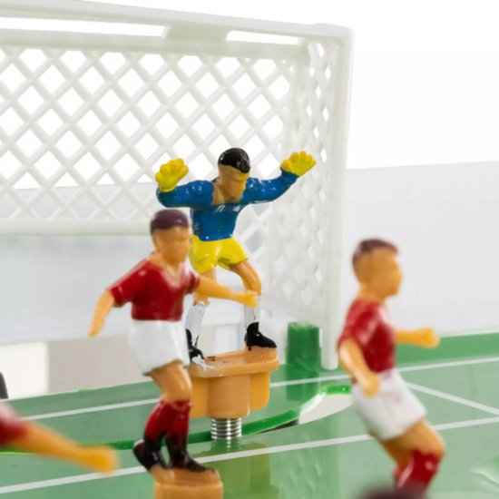 Ruhhy Groot XXL spring tafelvoetbalspel met 22 spelers voor dynamische en spannende wedstrijden
