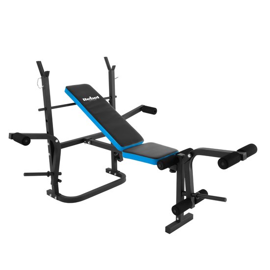 Rebel Active Verstelbare Multifunctionele Halterbank - Trainingsbank - Fitnessbank - Bench Press - Verstelbaar - Inklapbaar