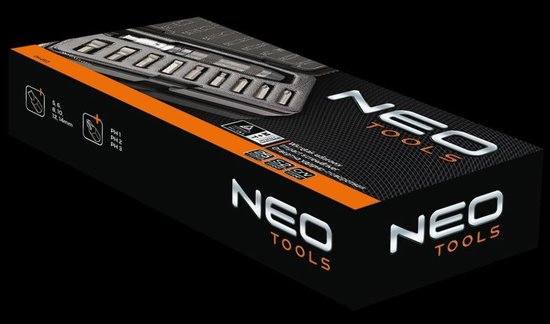 NEO schroevendraaierset 11 dlg s2 staal