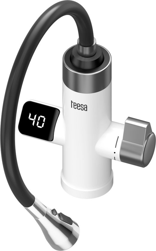 Teesa - Doorstroom Waterverwarmer - Flexibele Uitloop - 3000W - IPX4